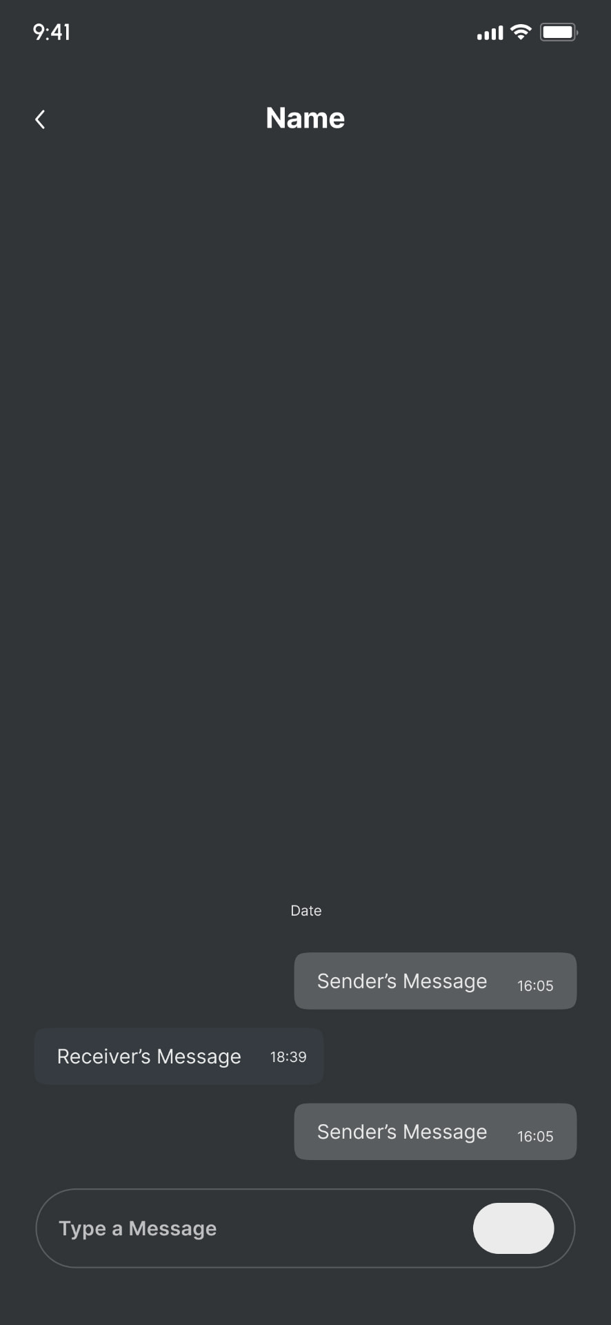 Low-fidelity messaging: Conversation with a campus member.